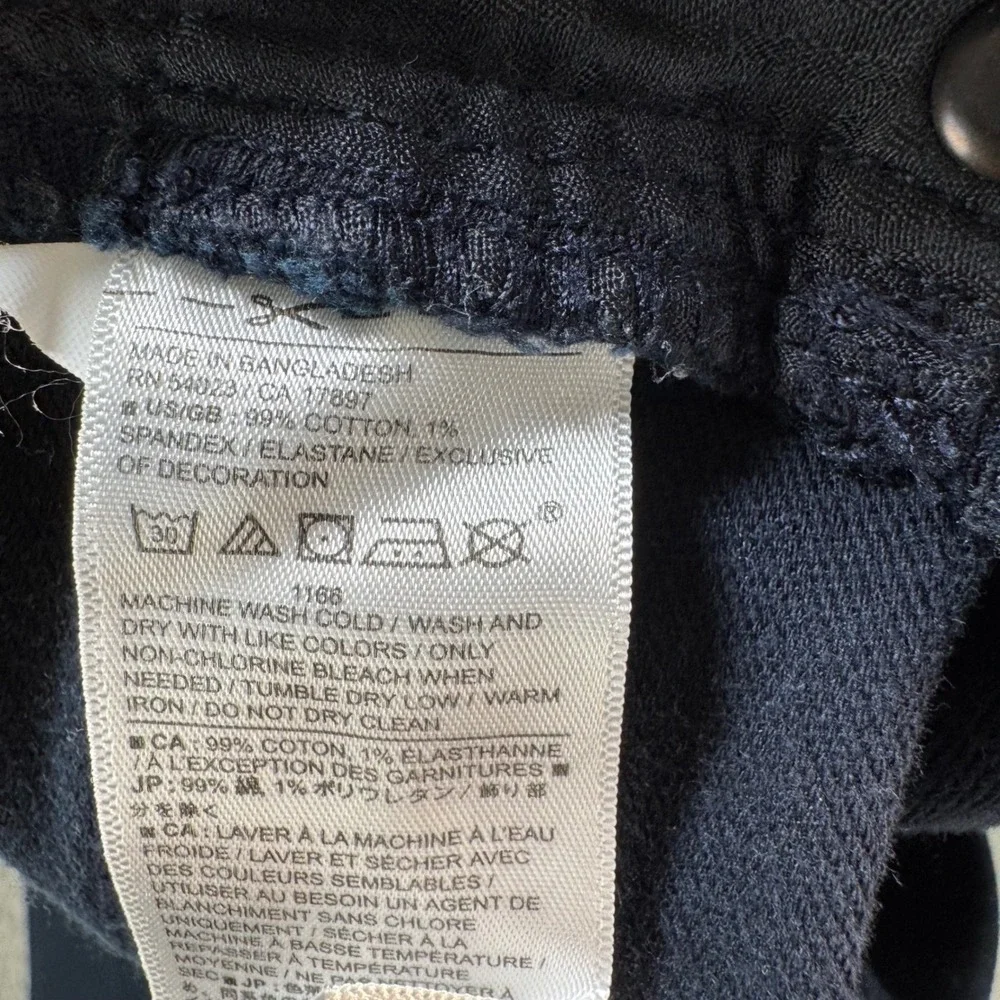 Banana Republic Travel Jean Athletic Fit Navy Blue Mens‎ 42x30 Stretch Pants
